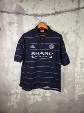 Umbro Manchester United Soccer Jersey 1999-2000 Football Shirt Size L