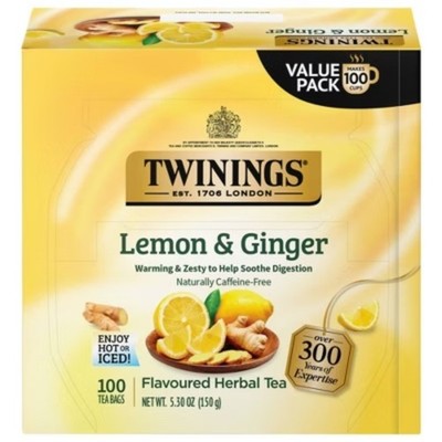 Lemon & Ginger Tea - 100ct