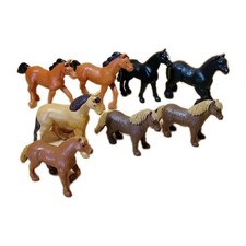 Vintage Safari LTD Lot Of 8 Miniature Horse Figures