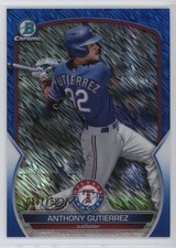 2023 Bowman Chrome Prospects Blue Shimmer Refractor /150 Anthony Gutierrez 1b9b
