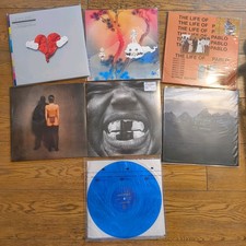 7x Kanye West Vinyl Record Bundle *Mint* Some Still Sealed