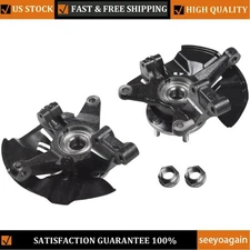 2x Front Knuckles Wheel Hub Bearing Assembly for 2007 2008-2015 Mazda CX-9 CX-7