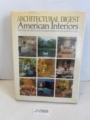 American Interiors by Architectural First Edition 1978 Hardcover Dust Jacket
