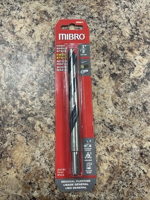 Mibro 289671 1/2'' Diameter Cobalt Drill Bit - New In Package