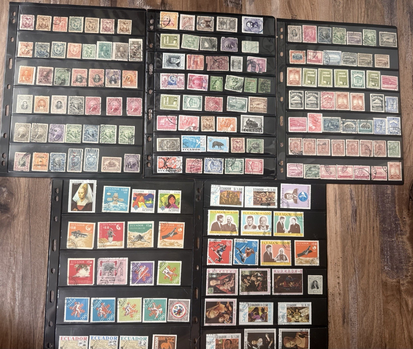 1800’s-1900’s Ecuador Stamps used, cancelled and new lot