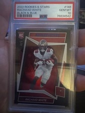 2022 PANINI ROOKIES & STARS #146 RACHAAD WHITE BLACK & BLUE