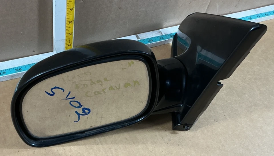 1996-2000 Dodge Caravan Left Driver Side View Door Mirror 128-01277L OEM - Image 3 of 4