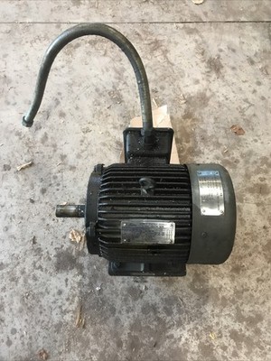 Leblond Lathe Regal 15” Motor With Mounting Plate Tested Toshiba