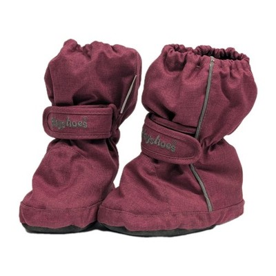 Playshoes Mädchen Kinder Thermo Bootie Schneeschuh, EU 18/19, Brombeer
