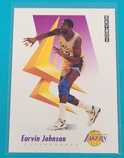 1991 SkyBox   #137 Magic Johnson  Los Angeles Lakers Basketball Card F1