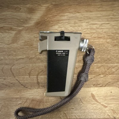 Canon C-1 Trigger Grip 3 Adjustable Hand Grip for Camcorder, Beige/Black Plastic