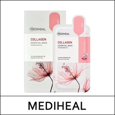 [MEDIHEAL] Collagen Essential Mask 24ml * 10ea / No Box(Case) / Safe Box / WBS4