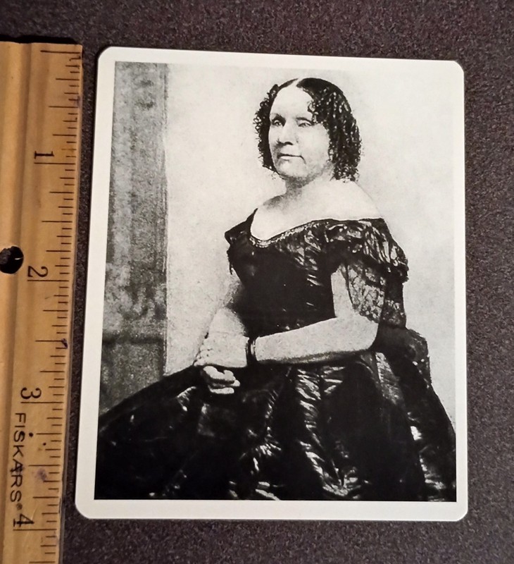 Civil War Mrs Felicia Grundy Porter President Women's Relief Society Glossy Card