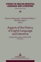 Aspects Of The History Of English Language And Literature Osamu Imahayashi