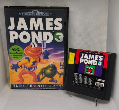 James Pond 3 - Sega Mega Drive - OVP Spiel ohne Anleitung - Sehr Gut