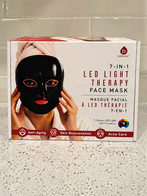 Pursonic 7-in-1 LED Face Mask Light Therapy Anti Aging Acne Skin Care Device