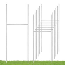 6 Pack Yard Sign Stakes, 17X7 INCH H Frames Yard Stakes for Signs for Ground ...