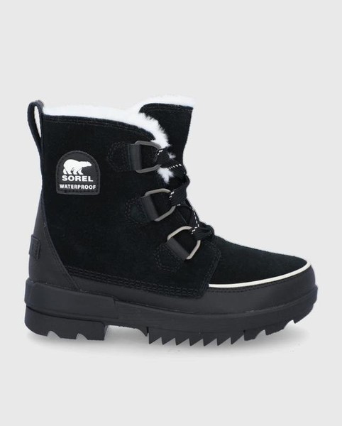 Women Sorel Boots Black Suede 37