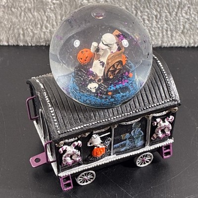 Nightmare Before Christmas Cooking Up A New Creation Glitter Globe Music Train#7
