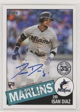 2020 Topps 1985 Topps Baseball Isan Diaz #85A-ID Auto 05f4