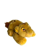 Vintage 90s Disney Simba Lion Cub Plush Soft Toy Disneyland Walt Disney World