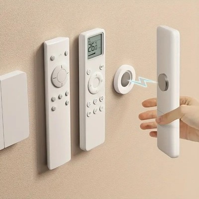 3 Pack Magnetic Remote Control Holder Wall Mount No Drill TV AC DVD Remote Organ