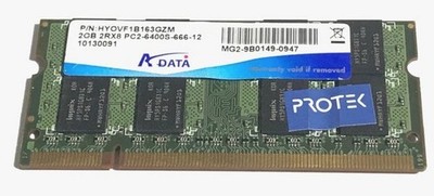 Adata Speicher Tragbar Ddrii 2GB PC2-6400S-666-12 MG2-9B0149-0947
