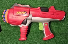 NERF Dart Tag Hyperfire RED Barrel Gun Blaster Rotating Shot Hasbro 2005