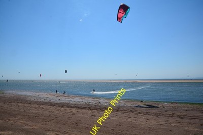 Foto 6x4 Exmouth: Sandstrand Der Sandstrand von Exmouth mit der Exe E c2016