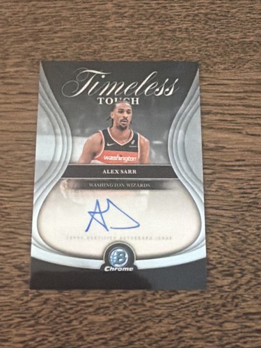 2025 Topps Signature Alex Sarr Base (RAW)
