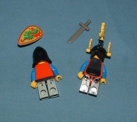 CASTLE, DRAGON KNIGHTS, DRAGON DEFENDER SET NO. 6043 - LEGO - 1994 - USED