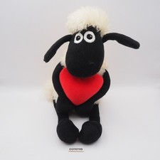 D0909B Shaun the Sheep Sk Japan Plush 7" Stuffed Toy Doll heart