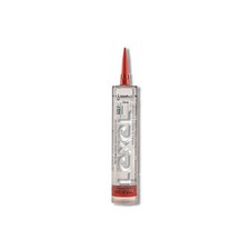 Sashco Lexel Clear Synthetic Rubber All Purpose Caulk 10.5 oz 13010 12 PK