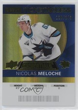 2021 Credentials 2020-21 Debut Ticket Access Yellow /249 Nicolas Meloche #90 6o3