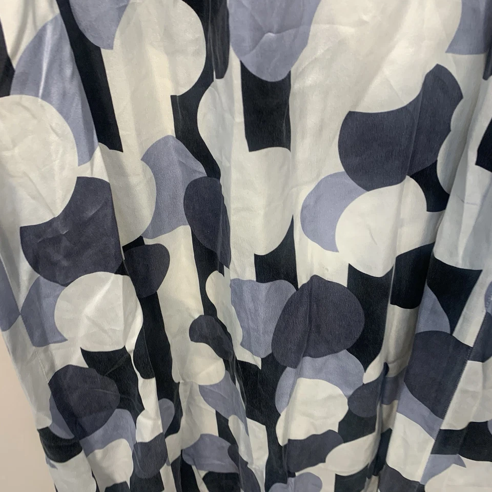 Maxi Vestido Custo Barcelona De Colección y2k Janina 100% Seda Lunares Bordado Borde 2 Foto 4 de 4