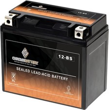 12-BS Maintenance-Free 12V 12Ah Battery Replacement for ATV, AGM Battery