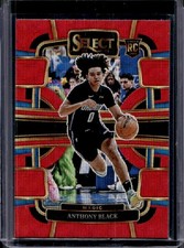 2023-24 Panini Select Anthony Black RC Red Wave Prizm Rookie Concourse #71 Magic