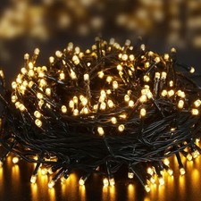 Image of 50m Christmas String Tree Fairy Lights, Battery Operated 300 LED, Timer 8 Modes