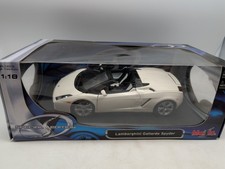 Maisto 1:18 Lamborghini Gallardo Spyder bianco in confezione originale