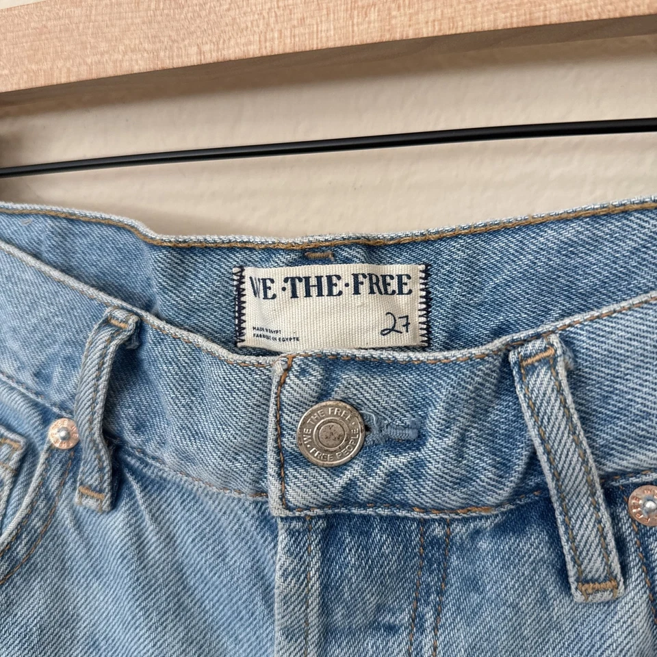 Pantalones cortos largos de mezclilla Free People We The Free "Ghost Town" en azul bodie Foto 4 de 4