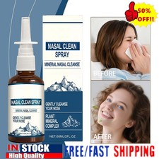 Nasal Clean Spray Mineral Nasal Cleanse Gently Cleanse Your Nose Plant HOT