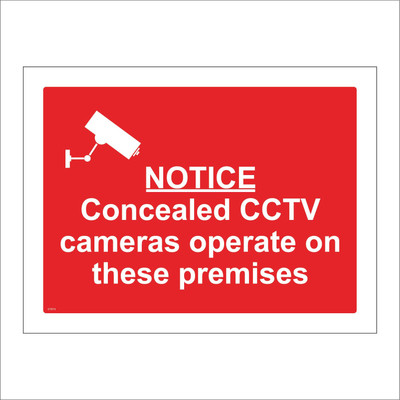 V Safety 24Hr CCTV Camera In Operation Sign - 150mm X 200mm - Rigid Plastic