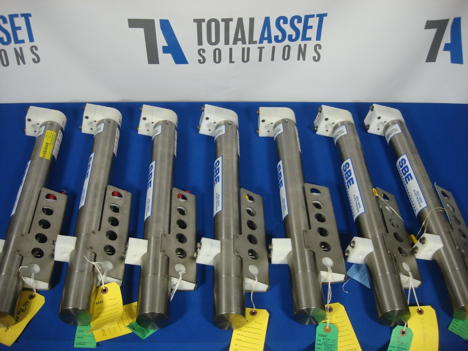 Lot of 7 Sea Bird SBE 37IMP 39937A Conductivity Temperature Recorder 7,000 METER