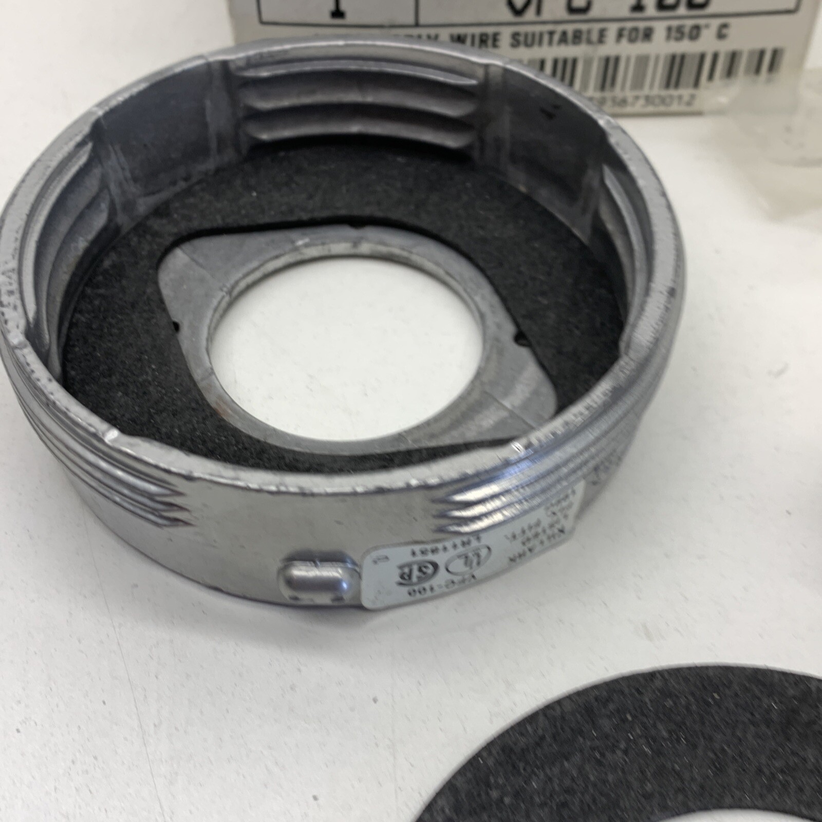 Killark VFC100 Vaportight Gasketed Threaded Light Fixture Cap Base, w/Socket eBay