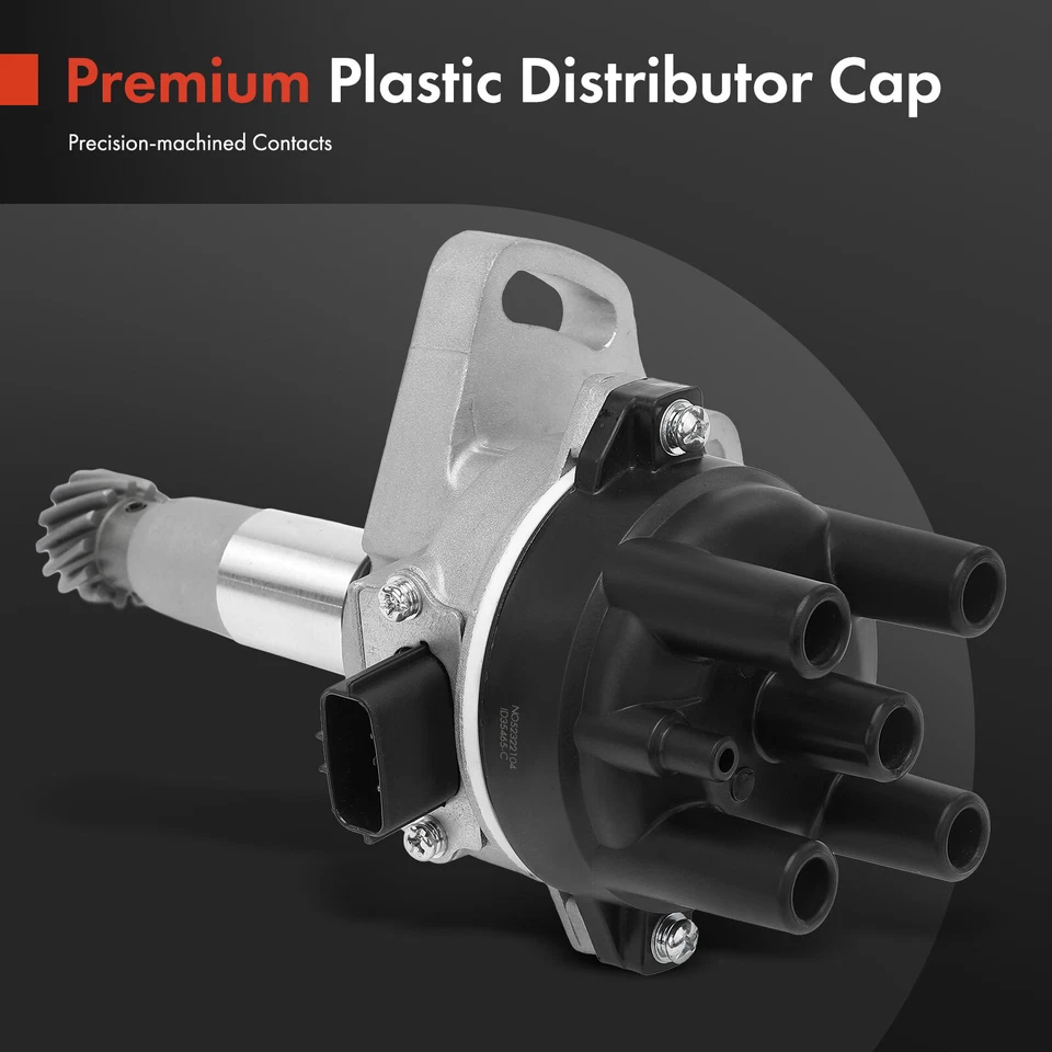 Ignition Distributor w/ Cap & Rotor for Mazda B2600 1990-1993 MPV 1991-1994 2.6L - Image 4 of 4