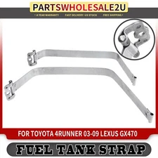 2x Fuel Tank Strap for Toyota 4Runner Lexus GX470 2003-2009 4.0L 4.7L 7760135090