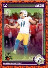 2024 Score Football Halloween Score-A-Treat Orange Pumpkin Cards YOU PICK