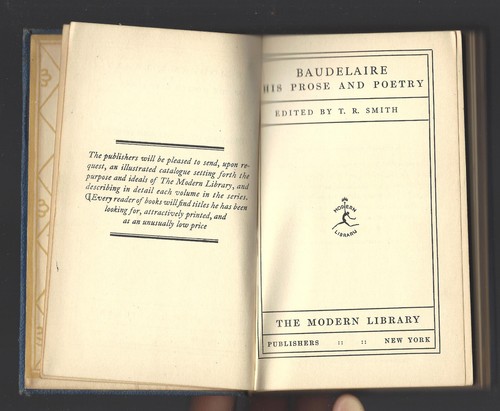 Lot 4 schlanke alte Gedichtbände BAUDELAIRE EL CID RUBAIYAT MYSTISCHER RUMI - Bild 2 von 5