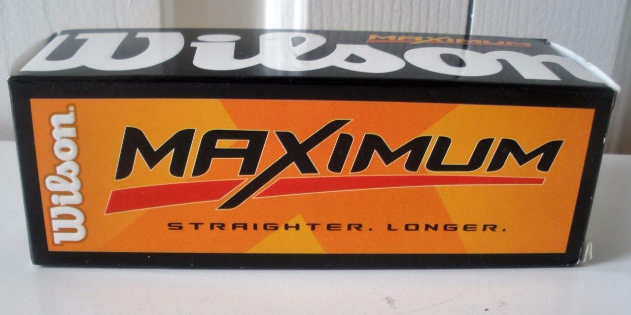 New Box of 3 Wilson Maximum High Powered Core Resilient Ionomer Cover
