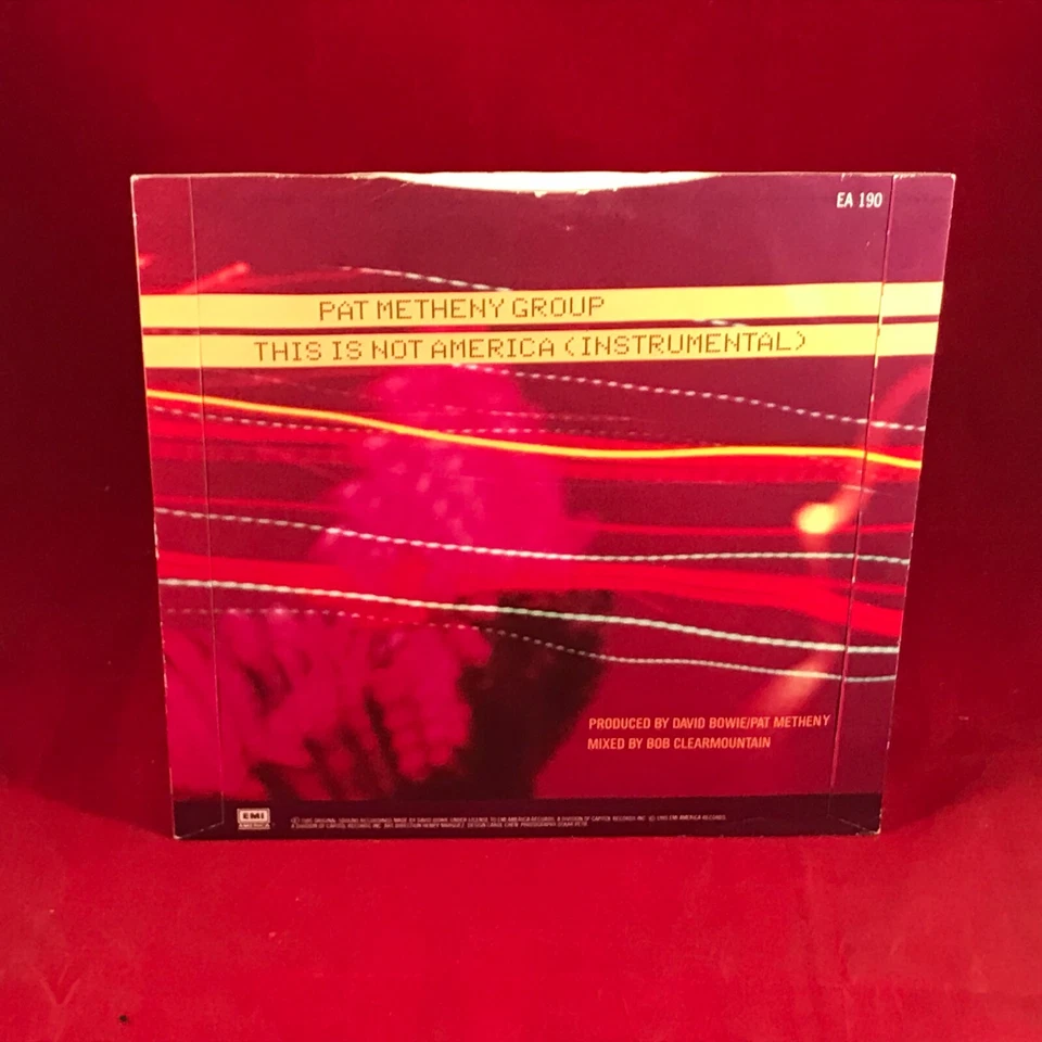 DAVID BOWIE PAT METHENY GROUP This Is Not America 1985 UK 7" vinyl single 45 - Image 2 of 4